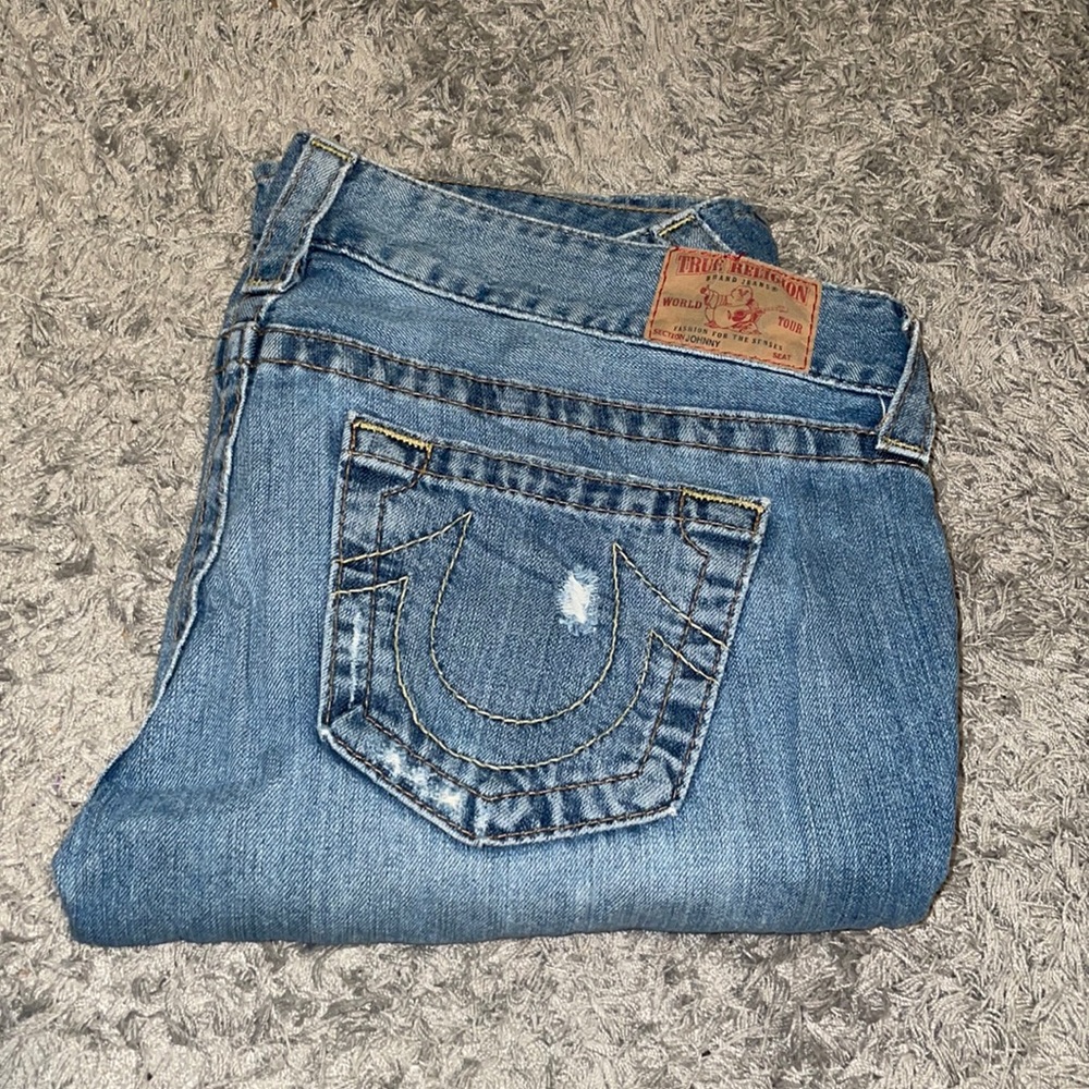 🟠True Religion Johnny straight leg size 31